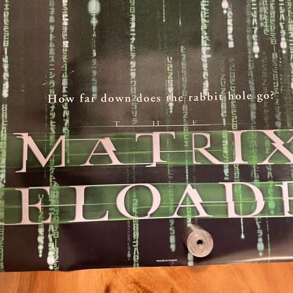 Matrix Reloaded Movie Poster #2710 Neo Trinity Morphus Brand New 2003 - Picture 10 of 11